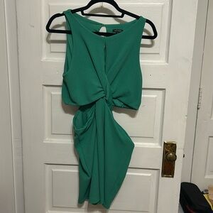 Wild Fable Green Dress with Cutouts